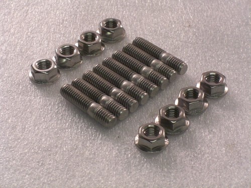 Stainless steel exhaust - 8x, m8