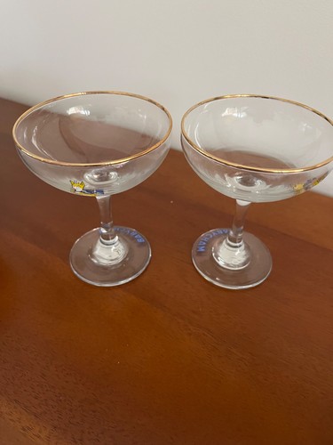Babycham glasses retro 50s - babycham,