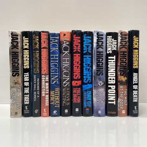 Jack higgins hardback - 12, x