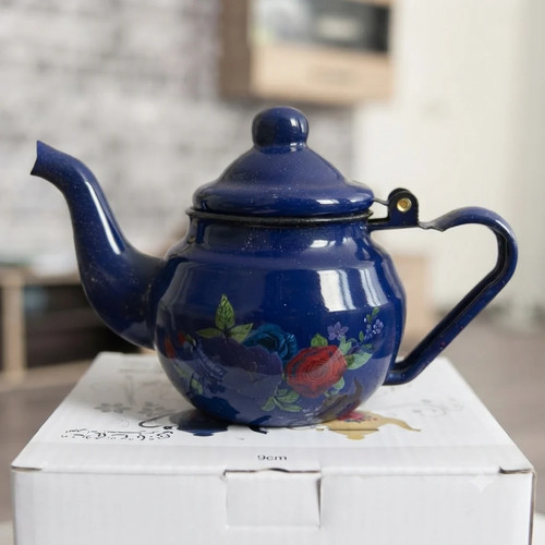 Moroccan enamel sahraoui - moroccan, tea