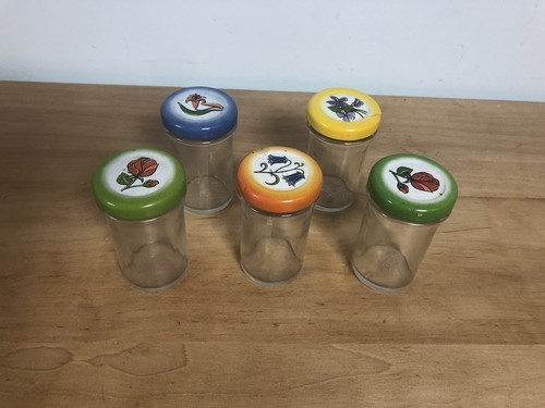 Vtg 1970s ball mini glass - ball,