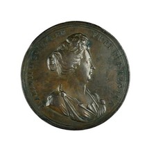 Death of Queen Mary II, 1694. Maria II. Commemorative medallion, medal.