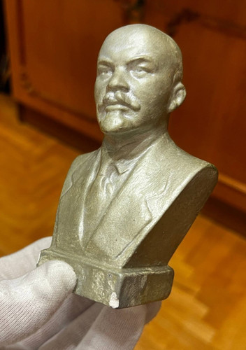 Vintage soviet lenin bust - vintage,