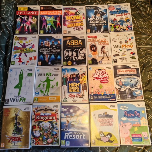 Nintendo wii game bundle x20 - wii,