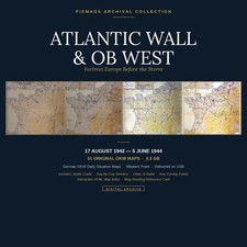 WW2 German OKW Maps Atlantic