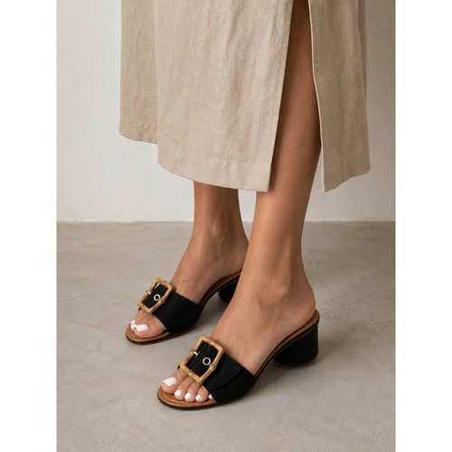 Dolce vita bamboo buckle - dolce, black
