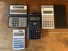 Vintage Calculators Job Lot , CASIO &  SHARP .