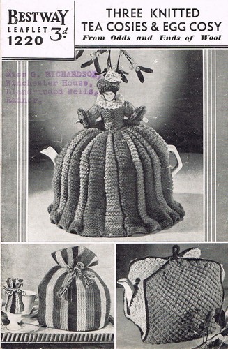 Crinoline lady tea - cosy, egg
