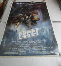 Star Wars Empire Strikes Back Poster Style A One Sheet  26.5" x 40"  1993 ZigZag