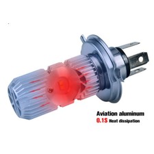 H4 LED Motorcycle Headlight Bulbs 12V LED Motorbike Headlamp 1400LM 6000K 20W