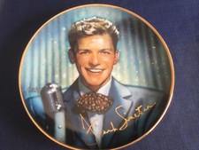 Franklin Mint Frank Sinatra “Radio Days “ plate (rough surface in places)