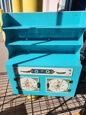 Vtg Wolverine Tin Litho Blue