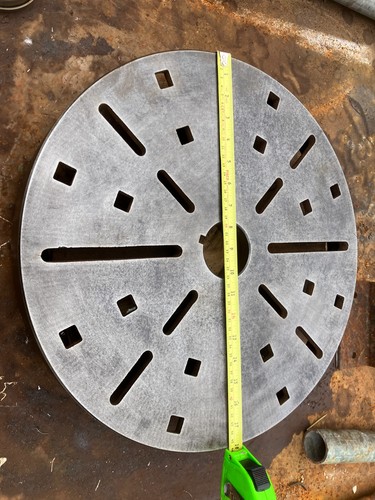 Faceplate from a - 18", l0