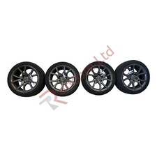 AUDI A5 8T ALLOY WHEELS & TYRES SET OF 4 (245/40R18) 18'' BLACK 8T0601025E