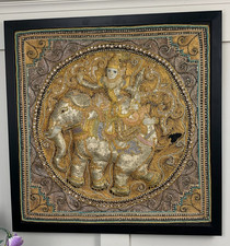 Vintage framed gold burmese - vintage,