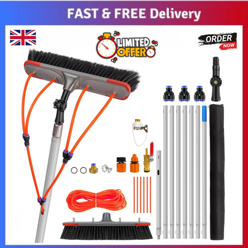 Water fed window cleaning - water,