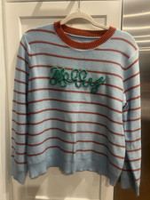 Light Blue with Red Striped
