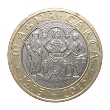 2015 UK £2 Magna Carta 800th