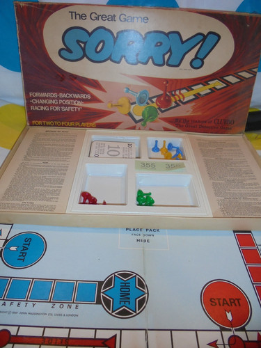 Vintage 1960 sorry board - 1960's,