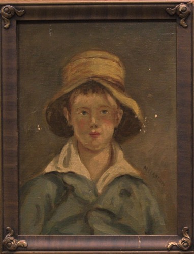 Antique eugene melancon oil - eugene,