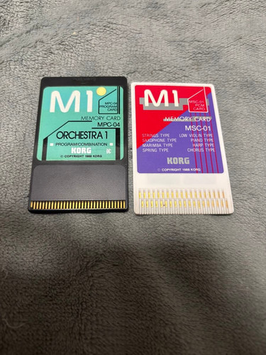 Korg memory card set - korg,