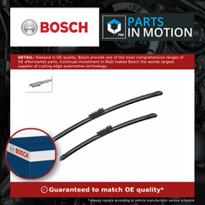 2x Wiper Blades (Pair) Flat /