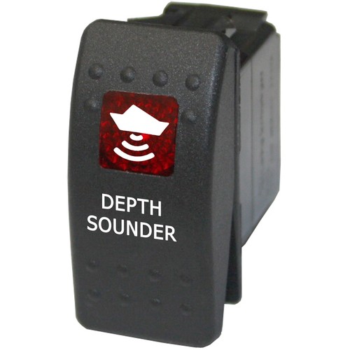 Rocker switch 741 red 12v - rocker,
