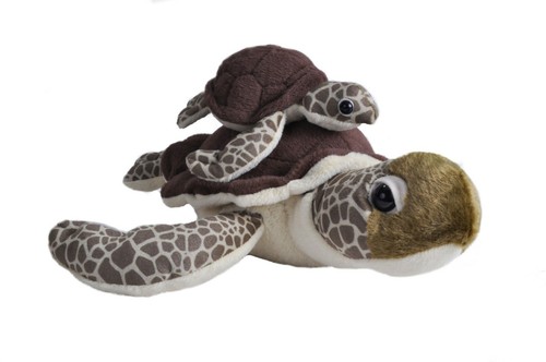 Sea turtle soft teddy - turtle, toy