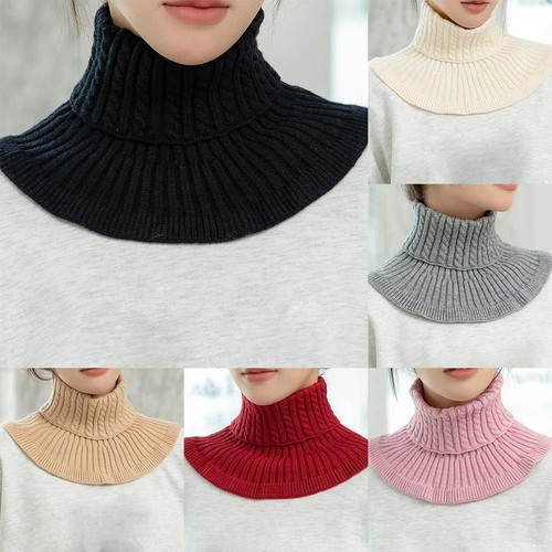 Detachable knitted fake - knitted, collar
