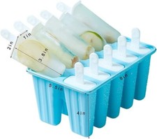 Ice Lolly Cream Maker Mold Silicone DIY Popsicle Mould Frozen Yogurt Icebox UK