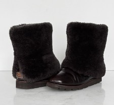 UGG MAYLIN BROWN LEATHER WOMEN