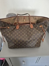 Louis Vuitton Neverfull GM Tote Brown Canvas Coated Monogram