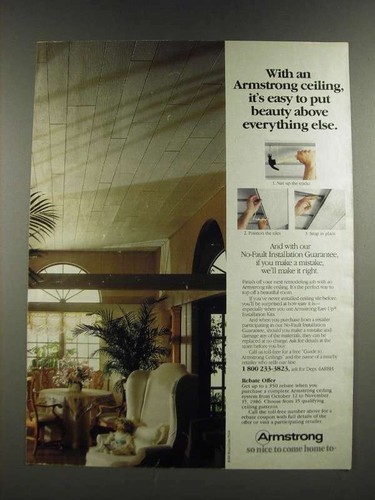 1986 armstrong ceiling tile - ceiling, ad