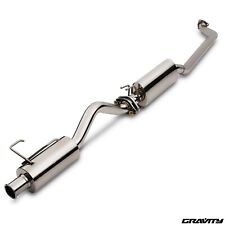 SINGLE TIP STAINLESS CAT BACK EXHAUST SYSTEM FOR HONDA CIVIC EP3 TYPE R 00-05