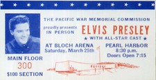 ELVIS PRESLEY Concert Ticket -
