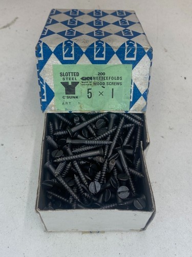 Box steel countersunk screws - steel,