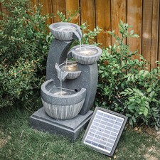 4 Bowls Solar Light Fountain