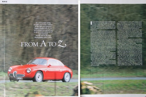 2001 magazine article alfa - 2001,
