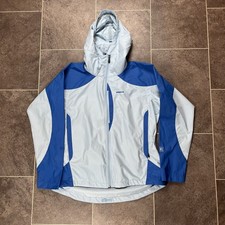 Berghaus Stretch Krushell R1 Raincoat Jacket Blue Womens - size Large