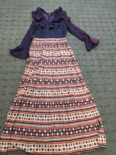 Vtg 70s shubette london maxi - 70s,