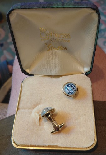 Caithness millefiori cufflinks - caithness,