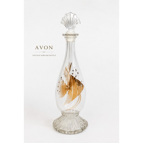Vintage avon glass perfume - vintage,