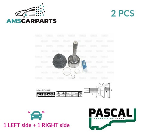 Driveshaft joint kit pair - cv,