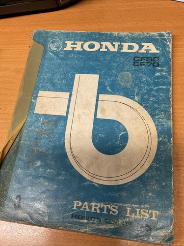 Honda parts list used - parts, cf50