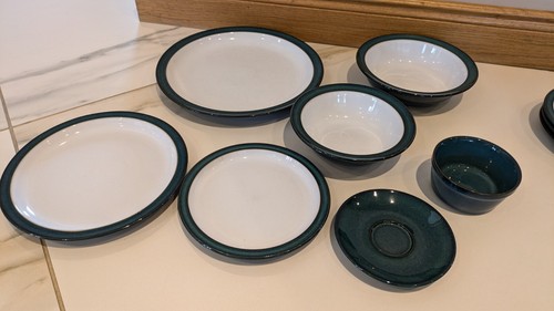 Denby greenwich dinner plates - denby,