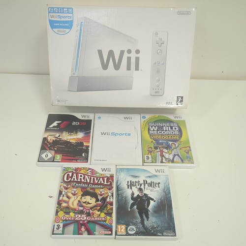 Nintendo wii white boxed with - white,