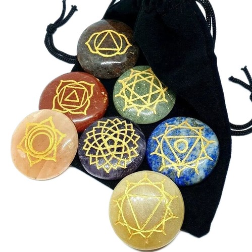 Chakra gemstone set genuine - 7,