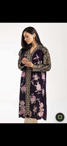 Gul ahmed embroidered velvet - gul,