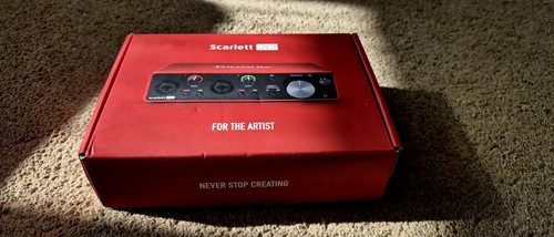 New sealed focusrite scarlett - sealed,