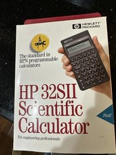 Hewlett Packard HP 32Sll RPN Scientific Calculator NOS Open Box Case Manual